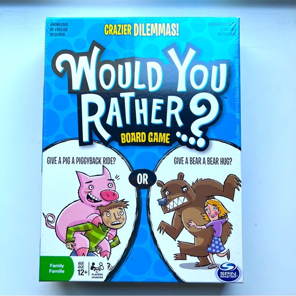 Would You Rather? Board Game by Spin Master, Crazier Dilemmas! NEW unopened - Picture 1 of 4